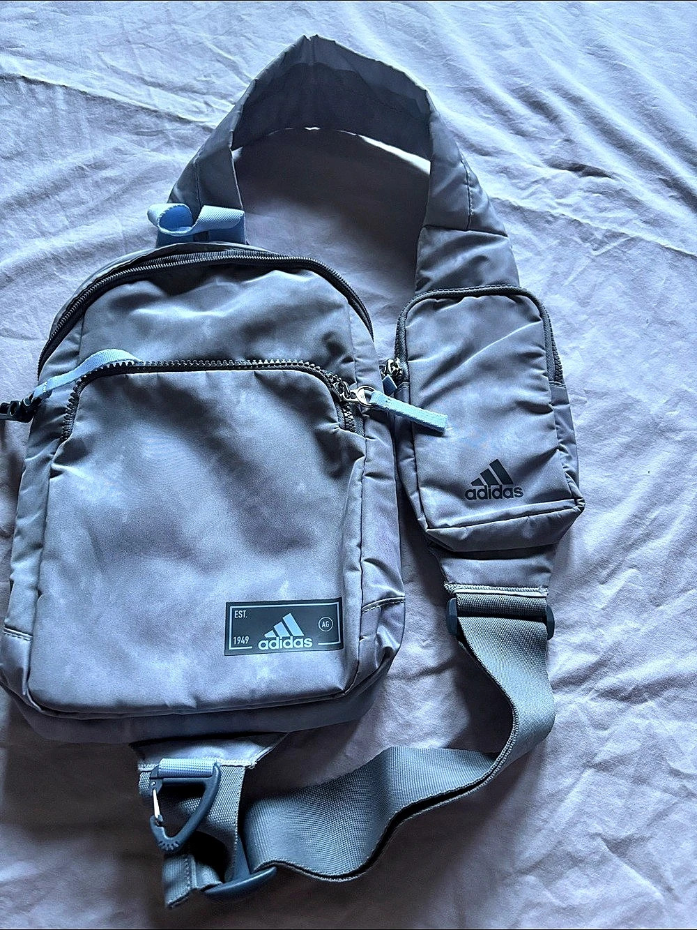 adidas Essentials Sling Crossbody Bag Gray